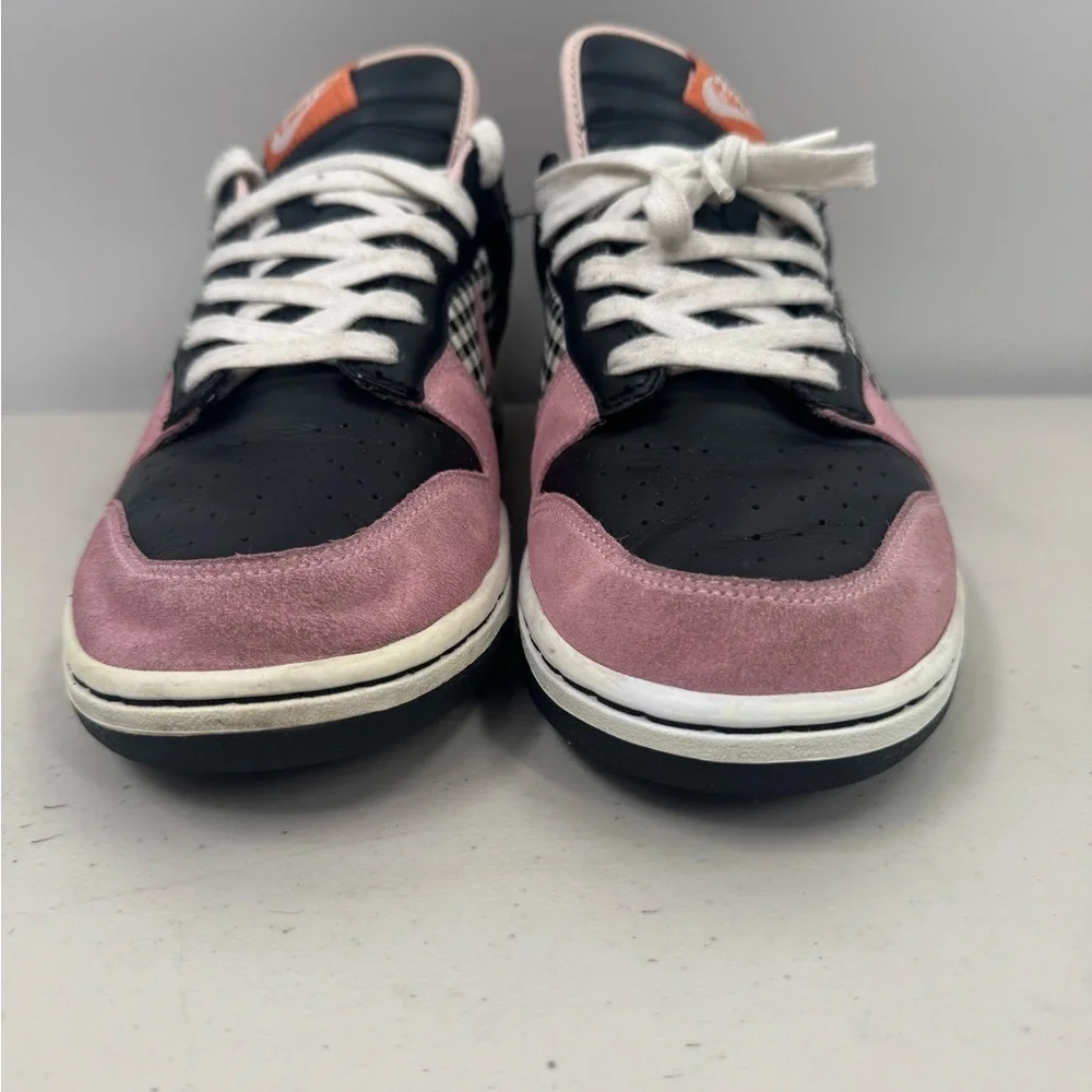 Nike Dunk Low Wmns Picnic Pink Plaid Sz 11 308608-161 Vtg Rare Stussy